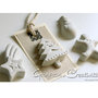 12 Christmas tags con gessetti 