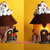 Lanterna casa della Befana con dolci e altre decorazioni fatte a mano in fimo. Idea regalo per Natale.