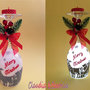 Calici lanterna natalizi. Perfetti come regalo di Natale e personalizzabili su richiesta.