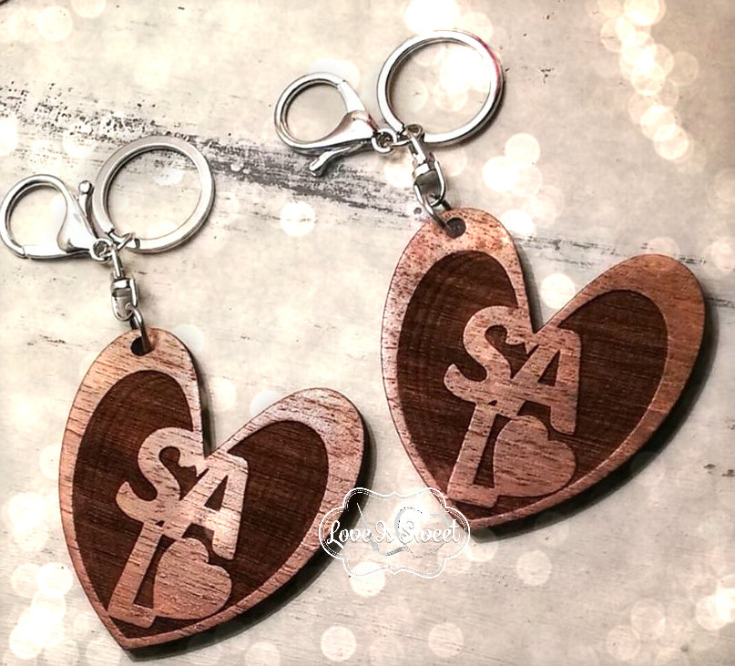 Portachiavi In Legno Sagomati - Personalizzati Ec Laser Studio - Foto 5