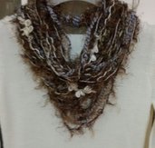 Collana sciarpa scarf handmade