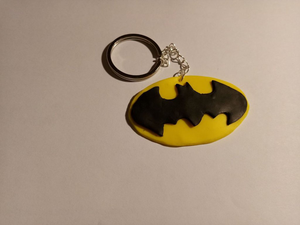 Portachiavi Batman in fimo - Donna - Accessori - di Bi Creative