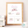 Quadretto nascita, Annuncio newborn! Regalo perfetto per una nuova nascita, da appendere in cameretta - quadro nascita - nursery print